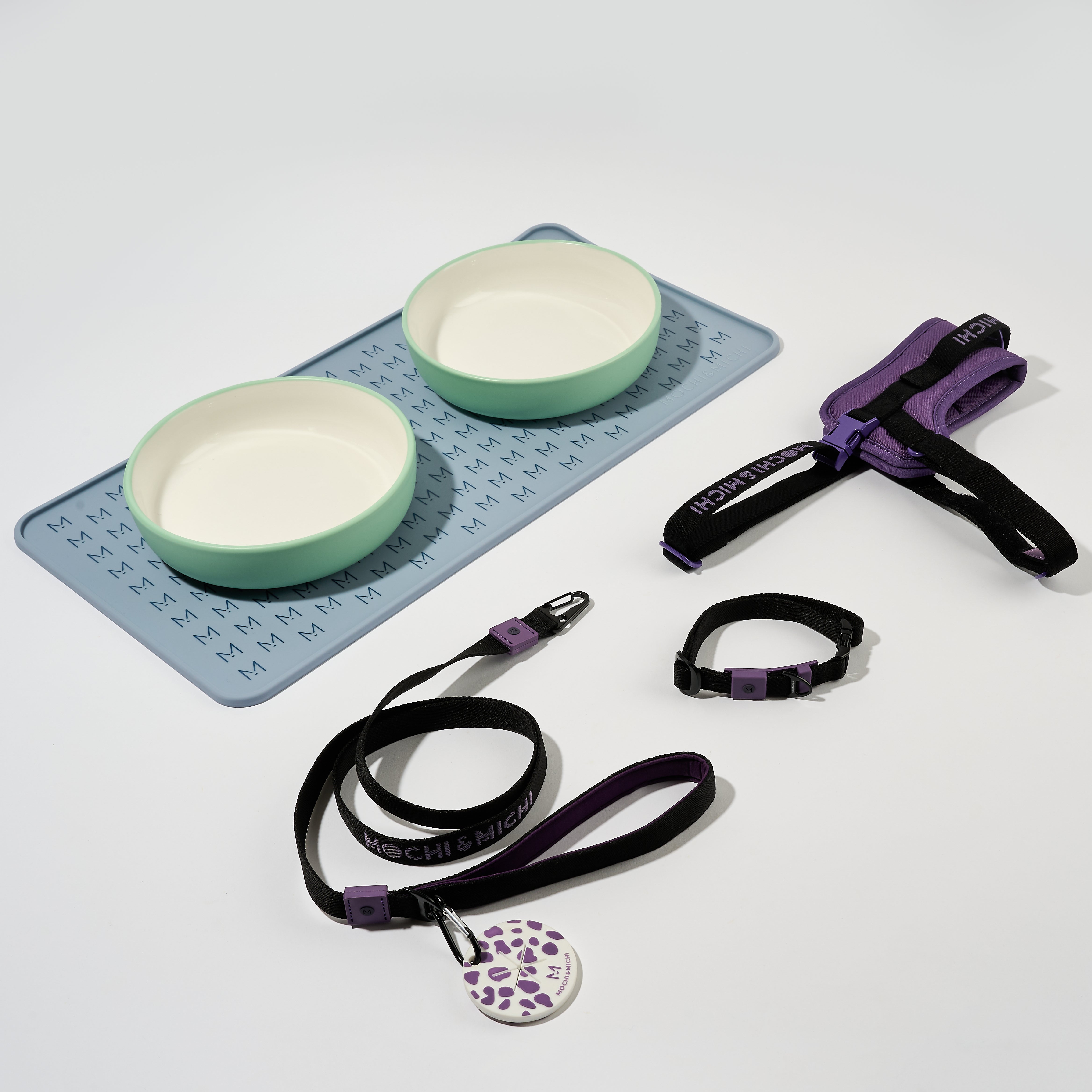 New Pup Essentials Kit - Black/Purple